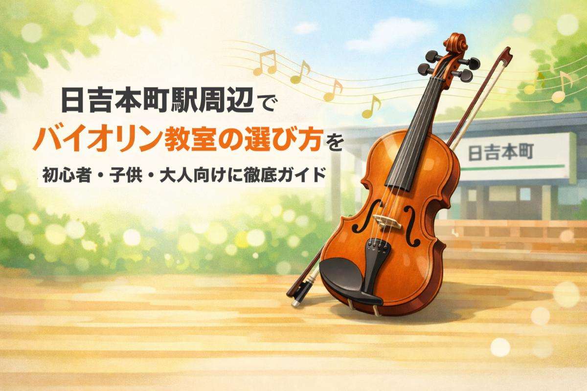 日吉本町駅周辺でバイオリン教室の選び方を初心者・子供・大人向けに徹底ガイド